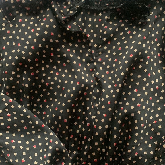 Silk Patterned Top - Picture 2 of 4